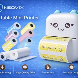 NEQVIX portable bluetooth mini printer for mobile phone wireless thermal label printer
